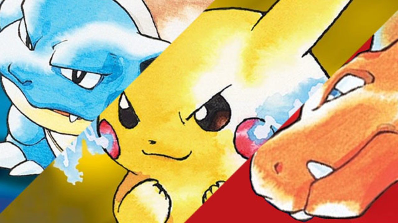 Pokémon disponíveis - Red/Blue/Yellow