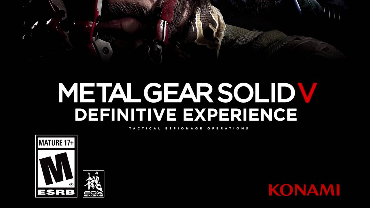 Metal Gear Solid V: The Definitive Experience - PS4 Games