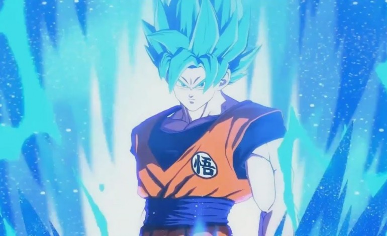 super saiyan blue goku fighterz