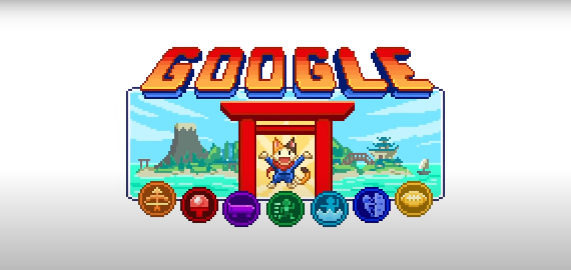 Lucky the Ninja Cat ( from the Olympics google game) by