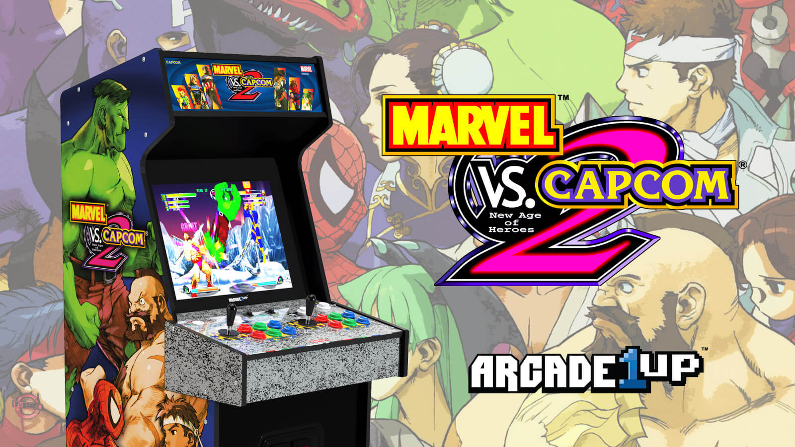 Marvel Vs Capcom 2 Arcade Cabinet