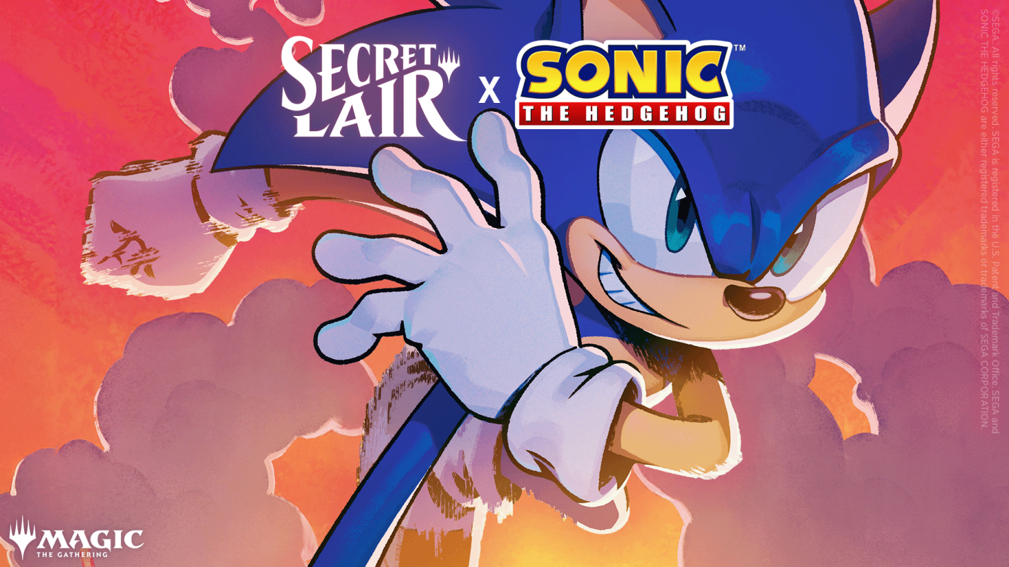 【MTG】SECRETLAIR x SONIC THE HEDGEHOG　4個 Secret Lair x Sonic was just announced! 💙💨 This is not a drill